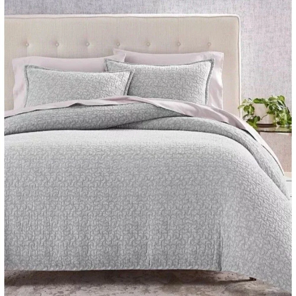 Hotel Collection Prism Matelasse FULL/QUEENDuvet Cover + 2 Standard Shams